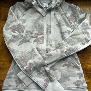 Athleta Gray Camouflage Hoodie